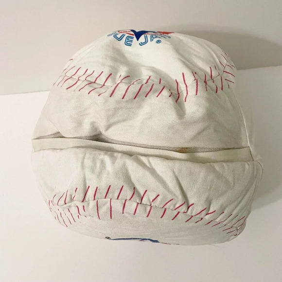 Vintage MLB Toronto Blue  Jays Pillow Pal Plush Bear Reversible Baseball - Picture 6 of 16